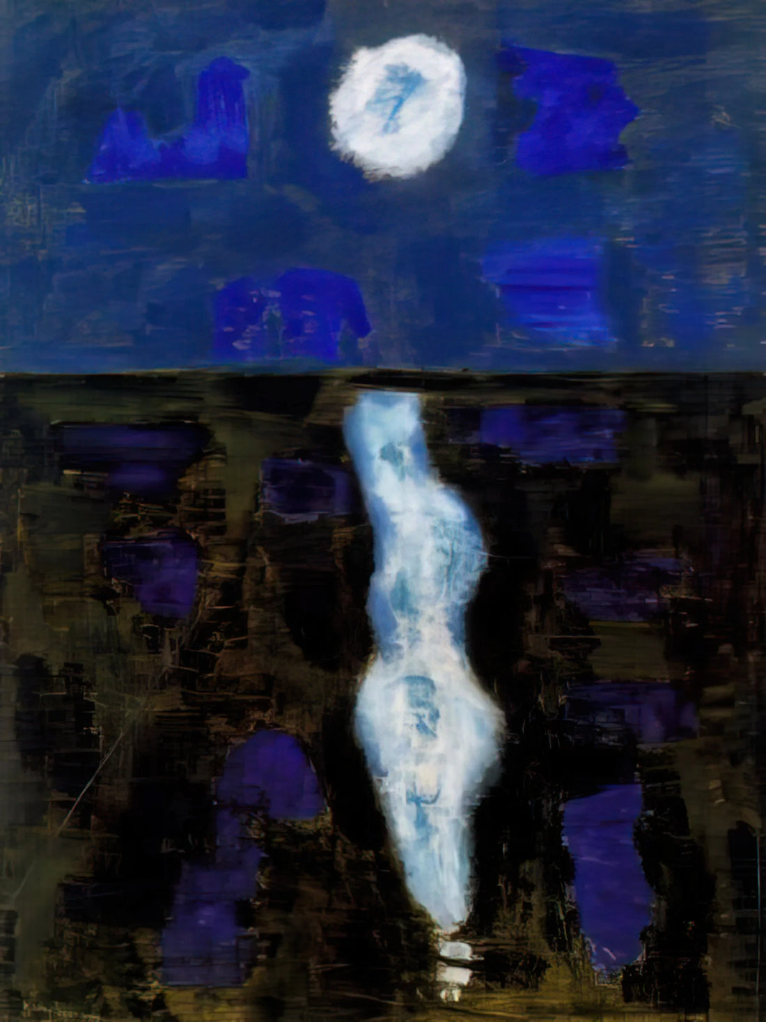 Milton Avery and Victoria Miro: Exploring the Legacy of an American Modernist - White Moon - 1957 by Milton Avery