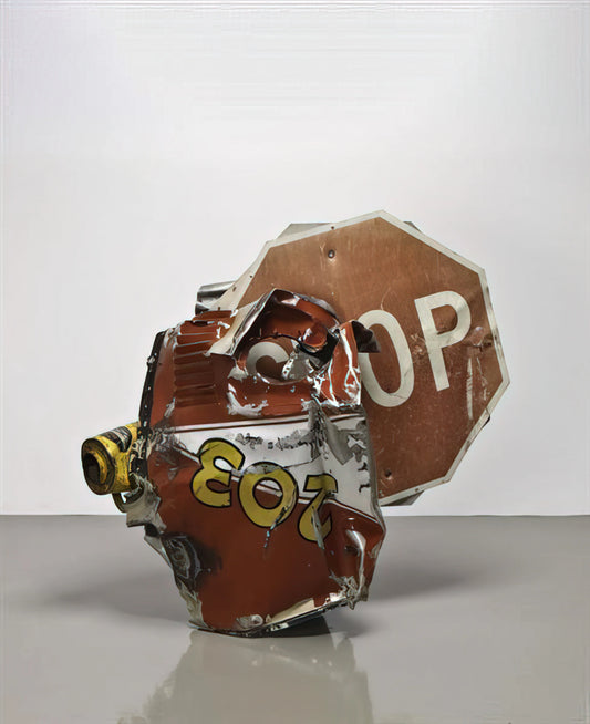 Milton Ernest Rauschenberg: The Revolutionary Artist Who Redefined American Art - STOP SIDE EARLY WINTER GLUT 1987 by Robert Rauschenberg