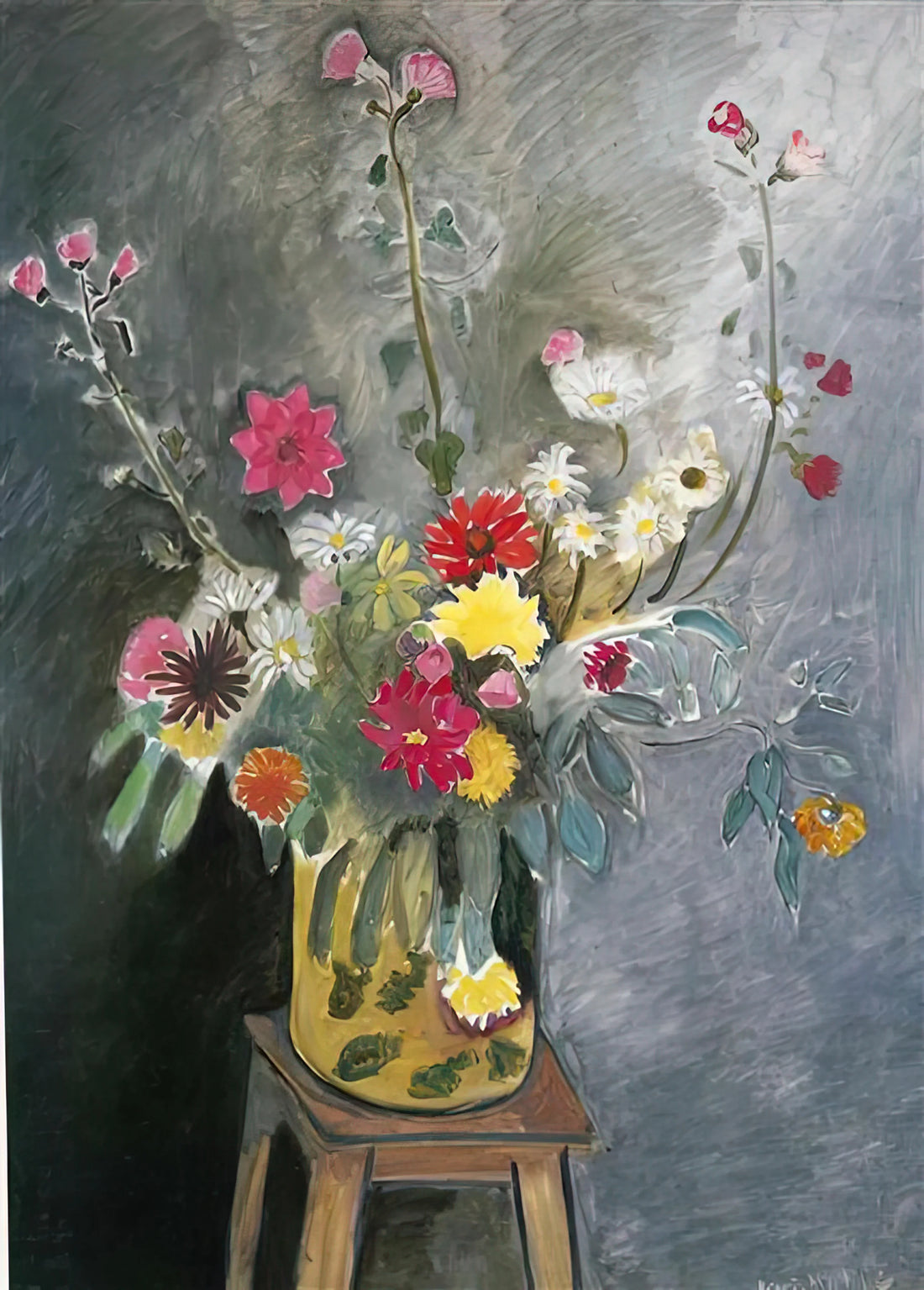 MoMA and Matisse: How the Museum of Modern Art Shaped Our Understanding of a Modern Master - BOUQUET OF MIXED FLOWERS 1917 by Henri Matisse