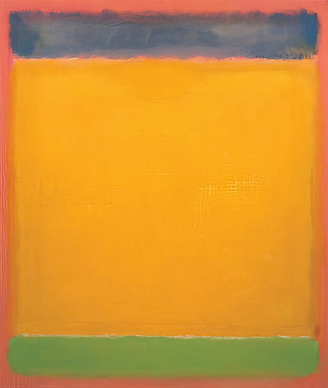 Modern Art Rothko: Understanding the Emotional Power of Color Field Painting - United Blue, Yellow, Green on Red - 1954 by Mark Rothko