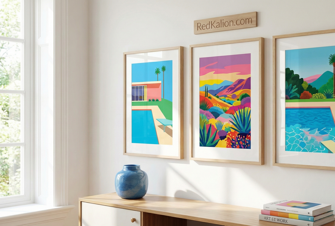 David Hockney Kunstdrucke in Rahmen online bestellen