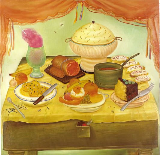 Mona Lisa Botero Poster: A Playful Reinterpretation of an Iconic Masterpiece - STILL LIFE by Fernando Botero