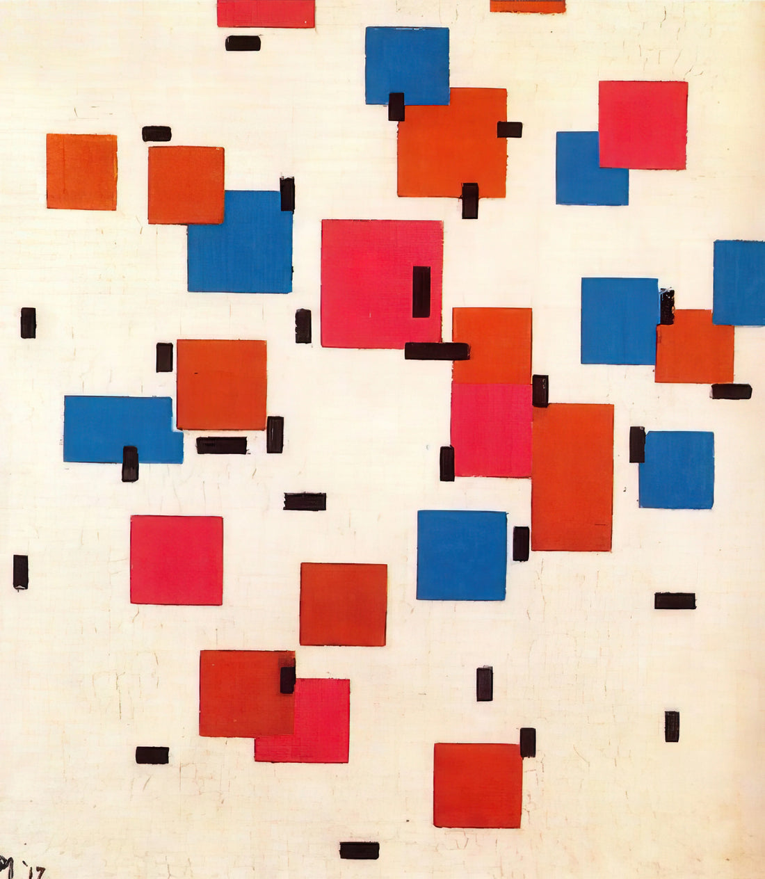 Mondrian Posters: The Enduring Appeal of De Stijl in Modern Decor - Composition in Color A by Piet Mondrian