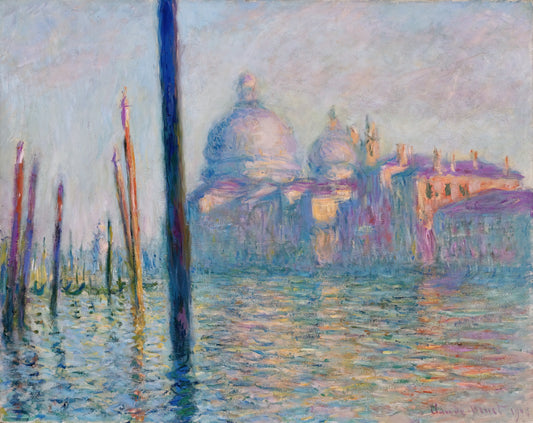 Monet Agapanthus Print: A Masterpiece of Late Impressionist Botanical Art - The Grand Canal in Venice 01 by claude monet
