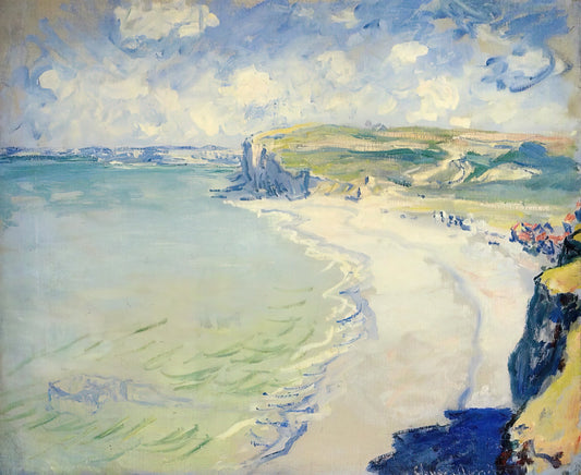 Monet Bouquet: The Floral Masterpieces of Claude Monet's Artistic Vision - The Beach at Pourville by claude monet