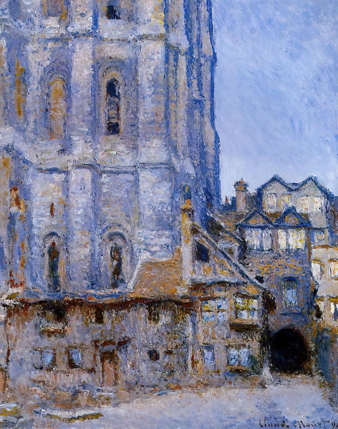 Monet Canvas: The Ultimate Guide to Owning Museum-Quality Impressionist Art Prints - The Cour d'Albane by claude monet