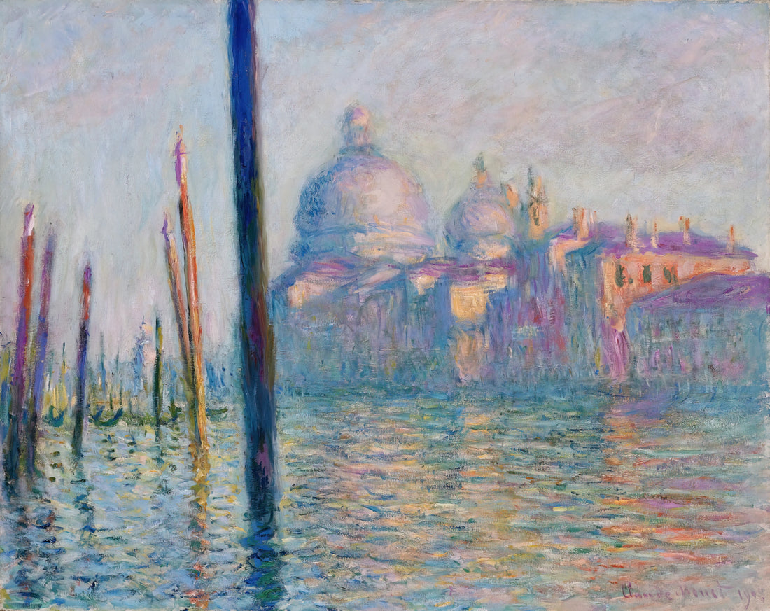 Monet Framed Canvas: Elevating Impressionist Art into Timeless Decor - The Grand Canal in Venice 01 by claude monet