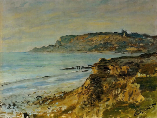 Monet Musée d'Orsay: A Masterpiece Collection at the Heart of Impressionism - Cliff at Sainte-Adresse by claude monet