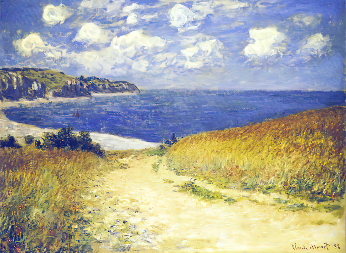 Monet Posters for Sale: A Curator's Guide to Acquiring Museum-Quality Art Prints - Alley near Pourville by claude monet