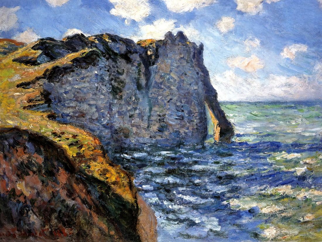 Monet Posters: Bringing Impressionist Mastery to Your Walls - The Manneport by claude monet