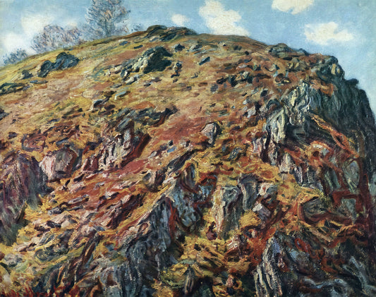 Monet Prints to Buy: A Curator's Guide to Selecting Museum-Quality Art for Your Collection - Study of Rocks by claude monet