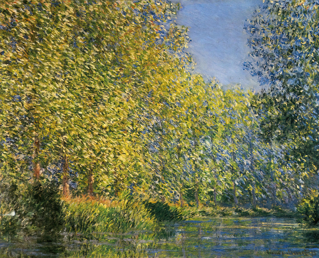 Monet Replica Paintings for Sale: A Curator's Guide to Authentic Impressionist Art Prints - Bend in the River Epte by claude monet