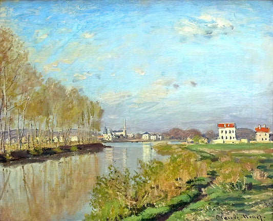 Monet Water Lilies Large Print: The Ultimate Guide to Owning Impressionist Mastery - Argenteuil, The Seine by claude monet