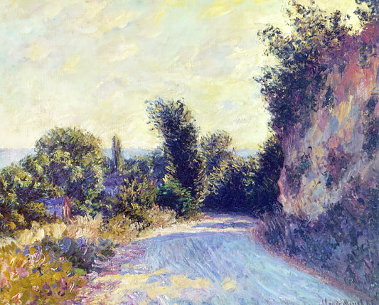 Monet and Japanese Art: The Transformative Influence of Ukiyo-e on Impressionism - Road near Giverny 02 by claude monet