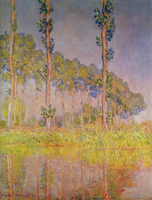 Monet at the Musée d'Orsay: A Curator's Guide to His Masterpieces and Legacy - Three Trees in Spring by claude monet