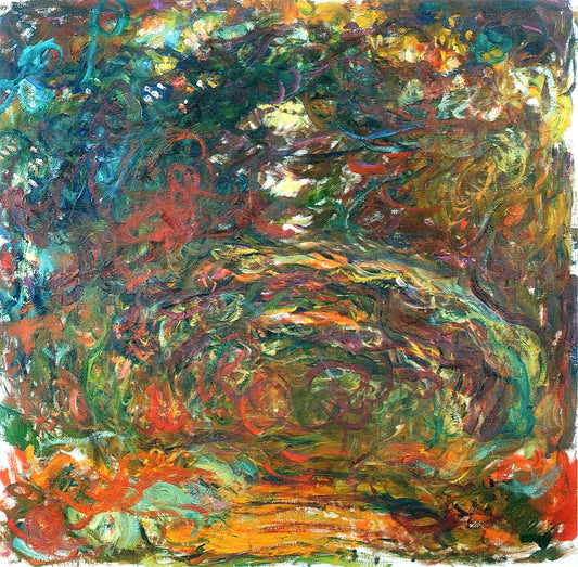 Monet's La Grenouillère: A Revolutionary Waterscape That Defined Impressionism - Path under the Rose Arches, Giverny by claude monet