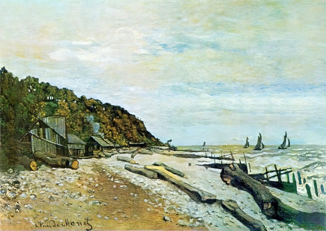 Monet's Late Work: The Visionary Final Decades of Impressionism's Master - Boatyard near Honfleur by claude monet