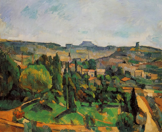 Mont Sainte Victoire by Paul Cézanne: The Genesis of Modern Landscape Painting - Ile de France Landscape by Paul Cézanne