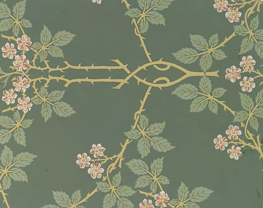 Morris Lodden: The Contemporary Artist Redefining Figurative Expressionism - WALLPAPER BLACKBERRY PATTERN 388 1917 by William Morris