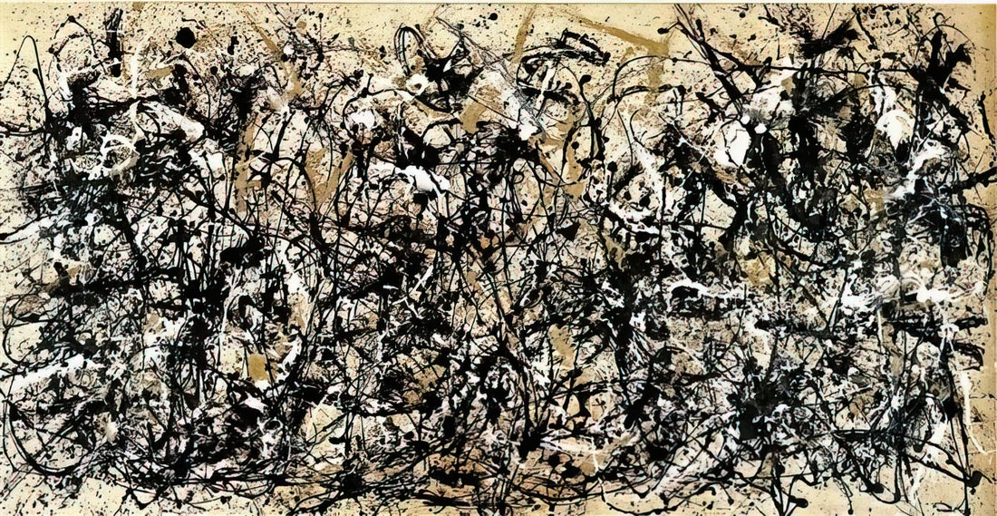 Most Expensive Jackson Pollock Art: The Record-Breaking Masterpieces of Abstract Expressionism - NOT_DETECTED_185311 by Jackson Pollock