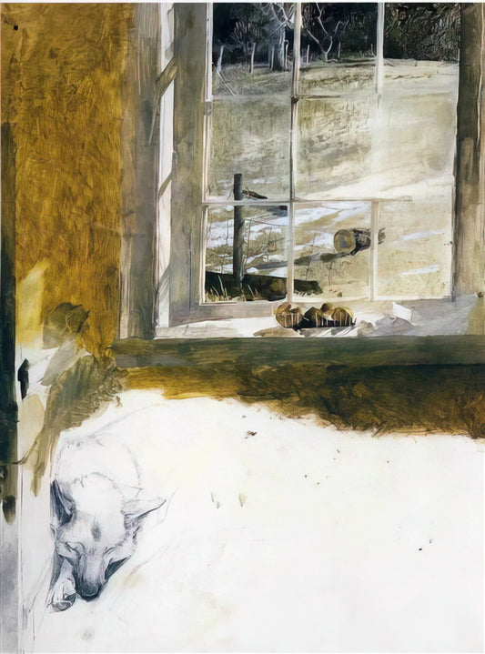 Most Famous Andrew Wyeth Paintings: A Curator's Guide to His Iconic Works - GROUNDHOG DAY 3 by Andrew Wyeth