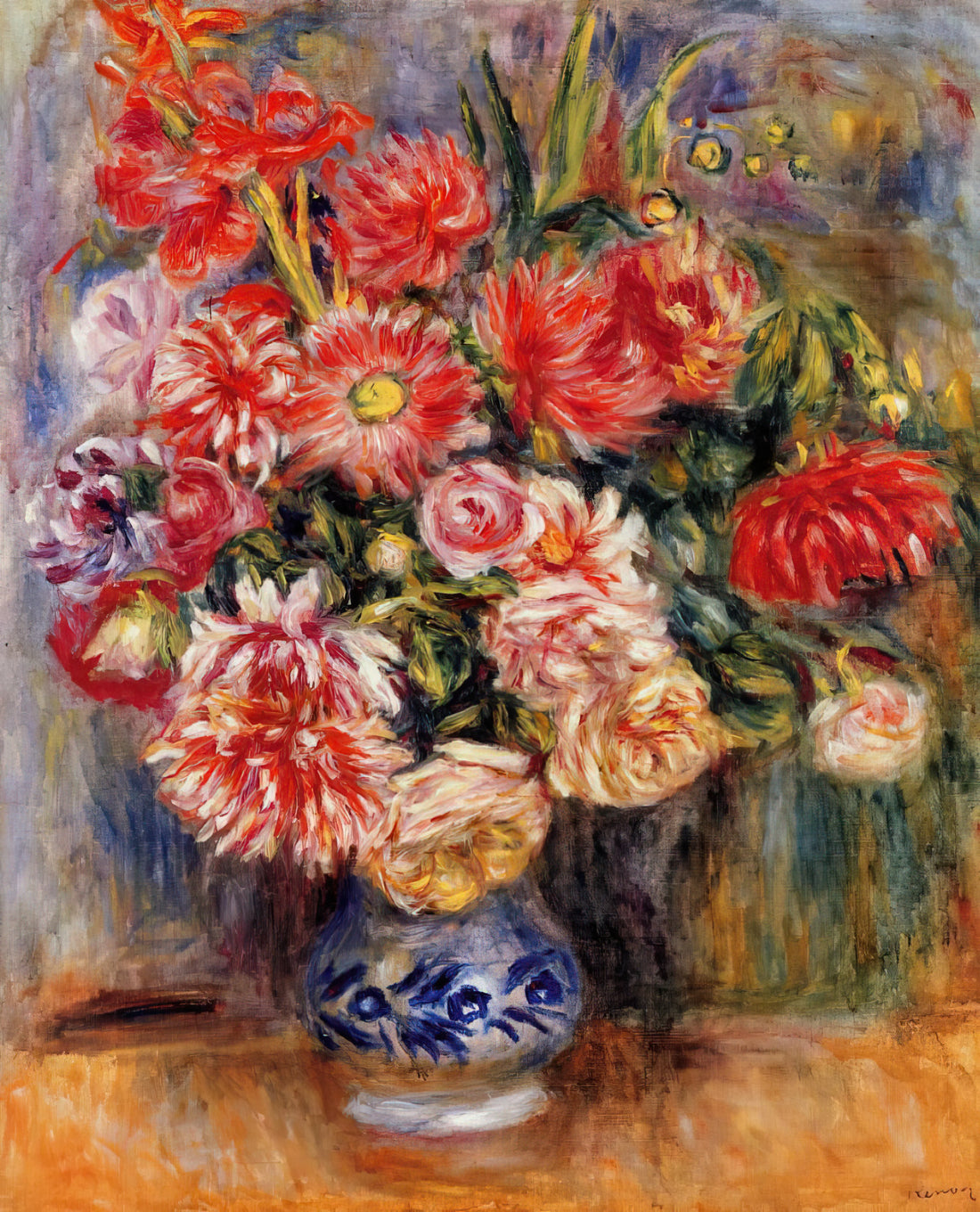 Moulin de la Galette Renoir: A Masterpiece of Impressionist Joy and Light - Bouquet by Pierre-Auguste Renoir