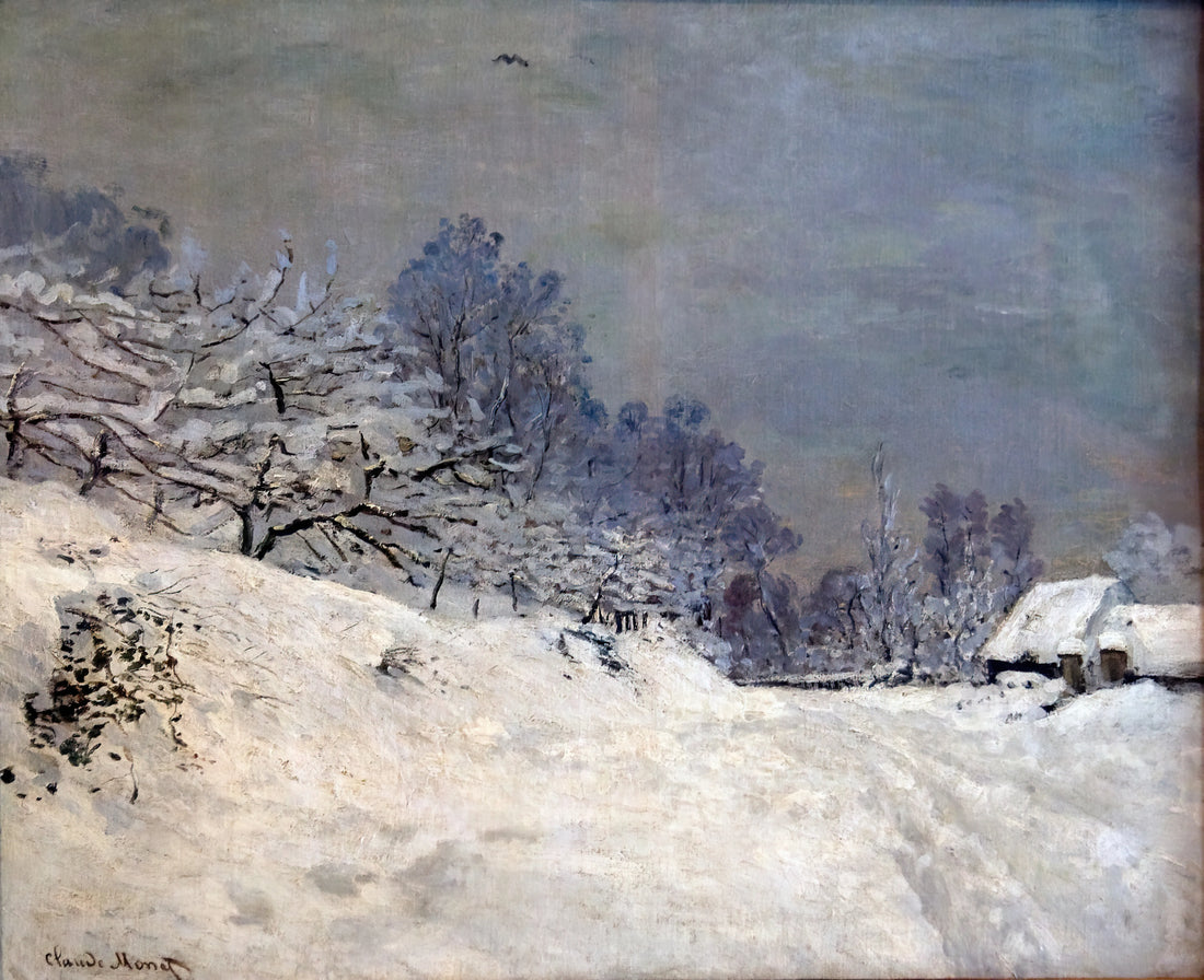 Musée de l'Orangerie Monet: The Ultimate Guide to Monet's Water Lilies Masterpieces - The Road in front of Saint-Simeon Farm in Winter by claude monet