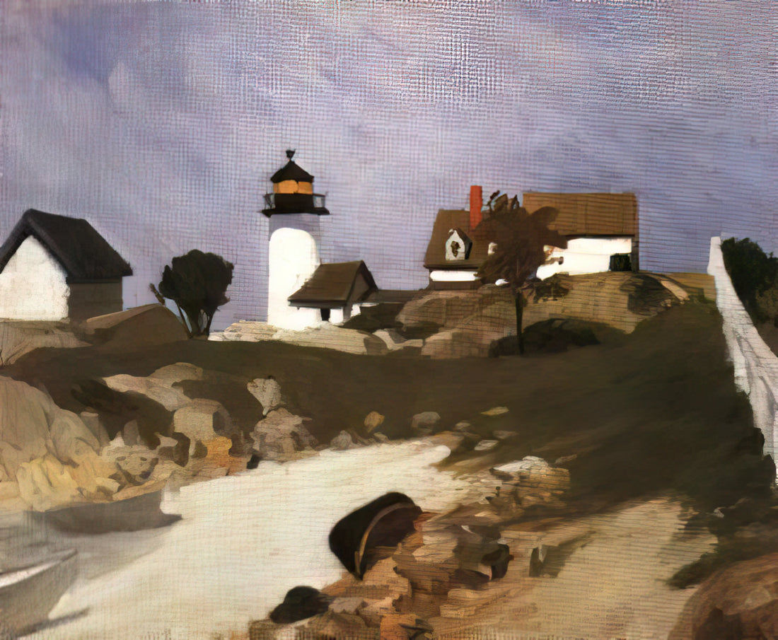 Nighthawks by Edward Hopper: The Iconic Painting That Captured Urban Loneliness - Squam Light by Edward Hopper