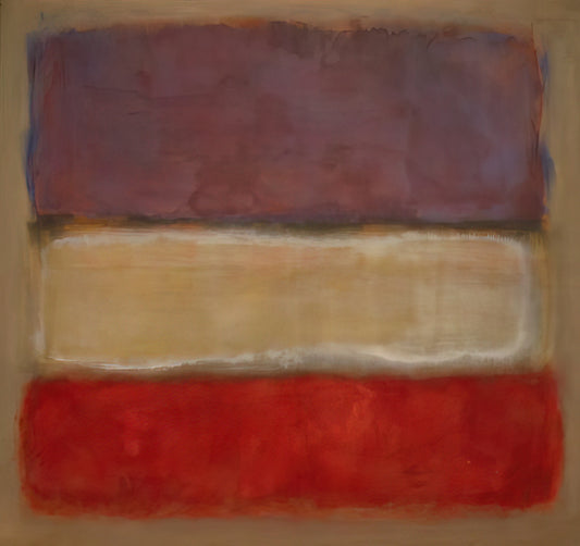 No. 7 by Mark Rothko: An Immersive Journey into Color Field Painting - Untitled Purple, White, and Red - 1953 by Mark Rothko