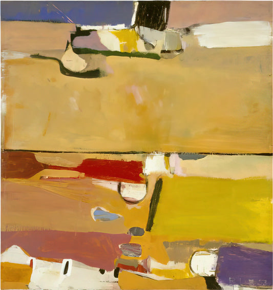 Ocean Park 116: The Zenith of Richard Diebenkorn's Abstract Mastery - A Day at the Races by Richard Diebenkorn
