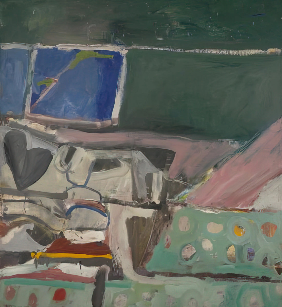 Ocean Park Series: Richard Diebenkorn's Masterful Exploration of Light, Space, and Color - Berkeley #58 by Richard Diebenkorn