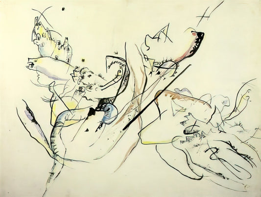 On White II 1923: Kandinsky's Geometric Revolution in Abstract Art - UNTITLED by Wassily Kandinsky
