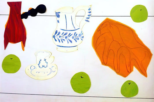 Open Window Matisse Print: A Portal to Fauvism's Revolutionary Color - STILL LIFE WITH SEASHELL 1940 by Henri Matisse