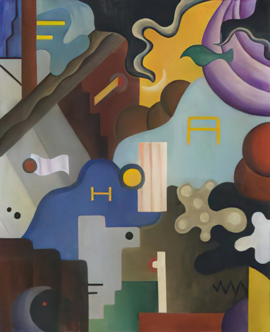 Orientations: Julius Evola's Artistic Journey Through Metaphysical Painting and Esoteric Philosophy - Composizione futurista - Abstract Art, Dada by Julius Evola