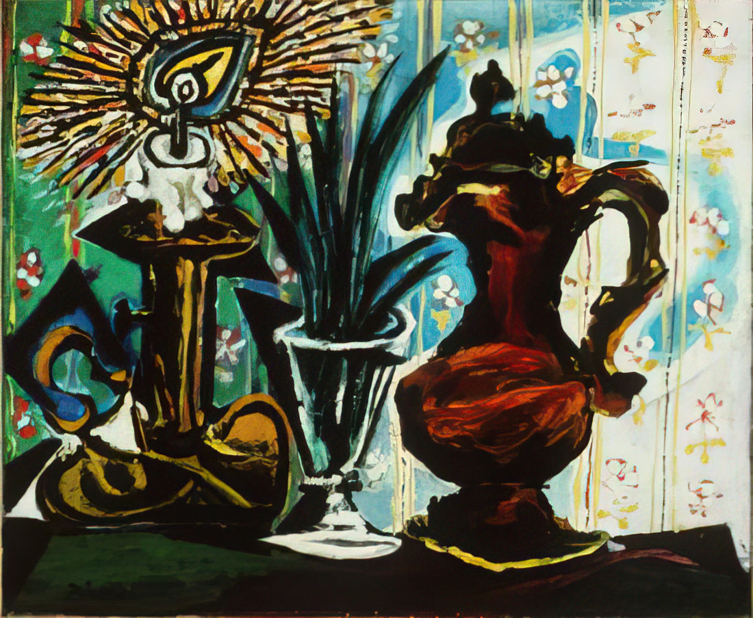 Pablo Picasso Dove of Peace Print: Symbolism, History & Collecting Guide - Still life with candle by Pablo Picasso