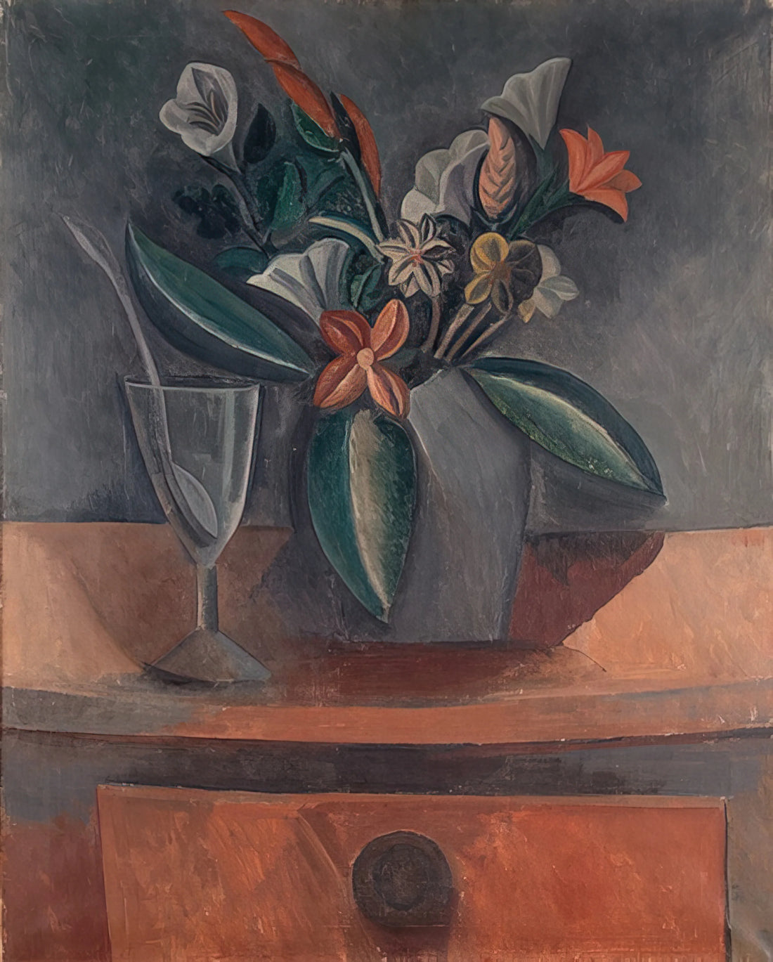 Pablo Picasso Museum: A Curator's Guide to the Artist's Legacy and Where to Experience It - Flowers in a Grey Jar - 1908 by Pablo Picasso