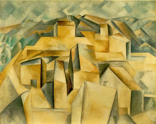 Pablo Picasso Toros y Toreros Lithograph: A Master's Vision of Bullfighting - Houses on the hill by Pablo Picasso