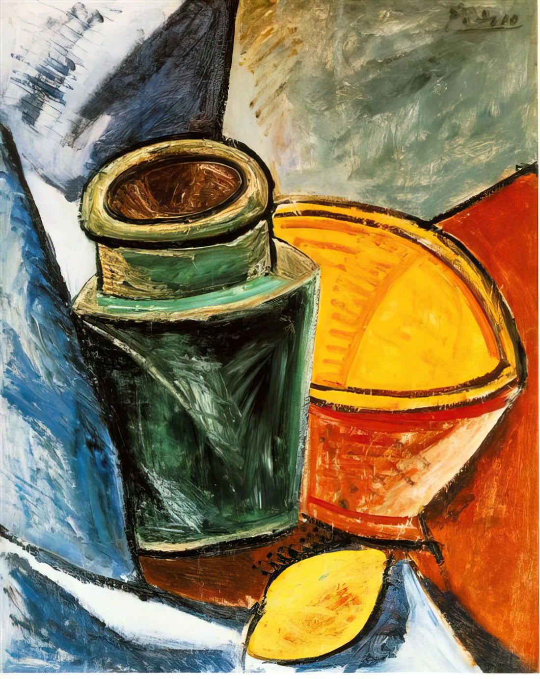Pablo Picasso at Sotheby's: A Collector's Guide to the Master's Market and Art Prints - Still life with lemons by Pablo Picasso