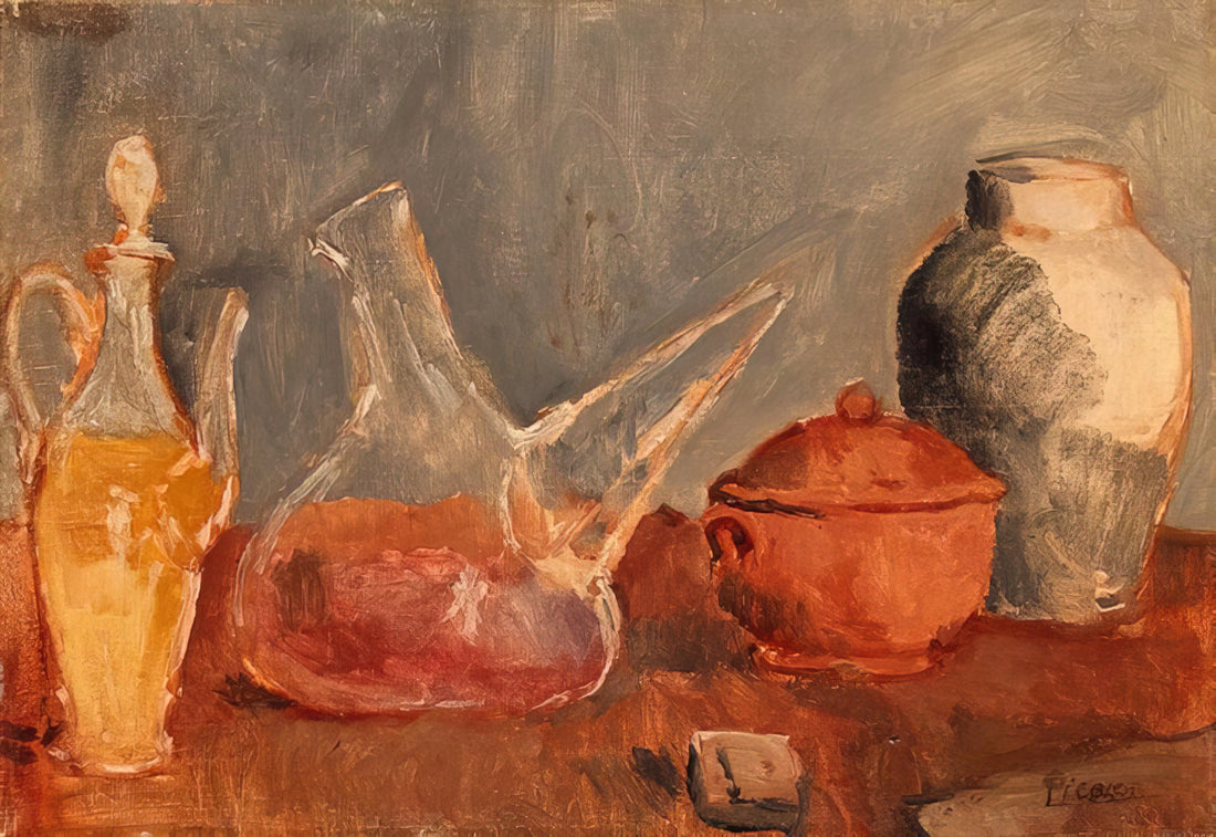 Pablo Picasso: The Revolutionary Artist Who Redefined Modern Art - Still life with vases by Pablo Picasso