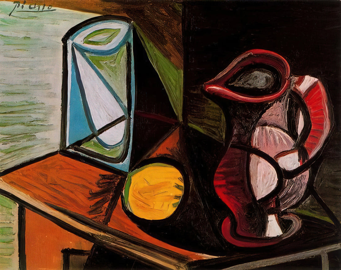 Pablo Picasso: The Revolutionary Genius Who Redefined Modern Art - Glass and pitcher by Pablo Picasso