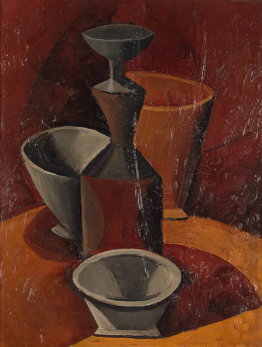 Pablo Picasso: The Revolutionary Genius Who Redefined Modern Art - Pitcher and Bowls - 1908 by Pablo Picasso