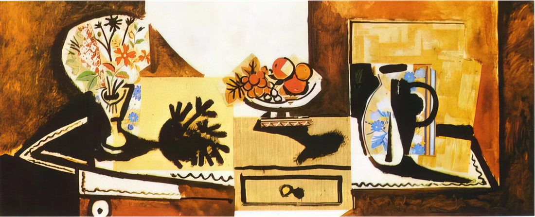 Pablo Picasso: The Revolutionary Genius Who Redefined Modern Art - Still life on the dresser by Pablo Picasso