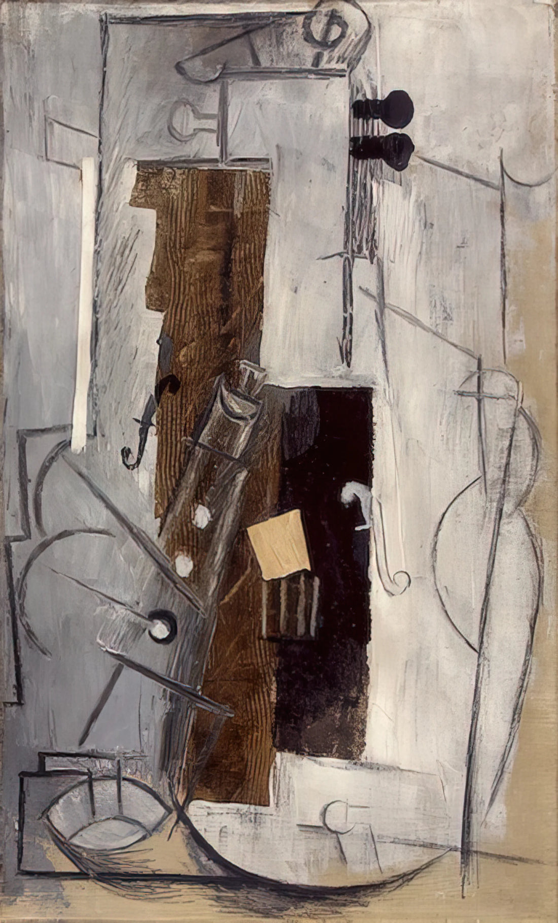 Pablo Picasso: The Revolutionary Genius of Modern Art - Clarinet and Violin - 1913 by Pablo Picasso