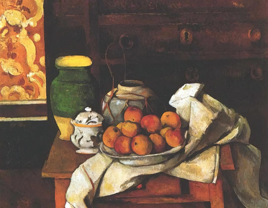 Paul Cézanne Etchings: The Artist's Graphic Mastery and Printmaking Legacy - Still life in front of a chest of drawers by Paul Cézanne