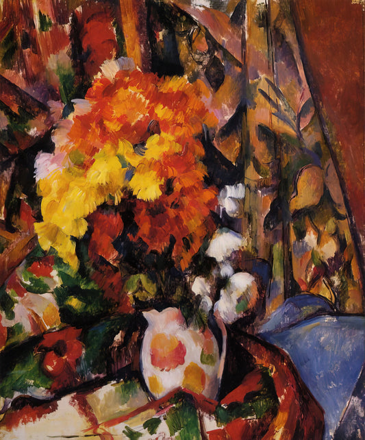 Paul Cézanne Self Portraits: The Artist's Search for Form and Identity - Chrysanthemums by Paul Cézanne
