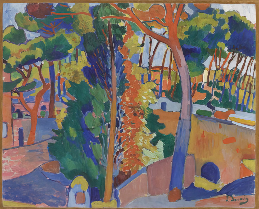 Paul Derain: The Fauvist Pioneer Who Redefined Color in Modern Art - BRIDGE OVER THE RIOU 1906 by Andre Derain