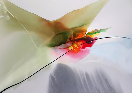 Paul Jenkins Prints for Sale: A Guide to Collecting the Abstract Expressionist's Vibrant Works - Phenomena Sung Mantle - 1969 by Paul Jenkins