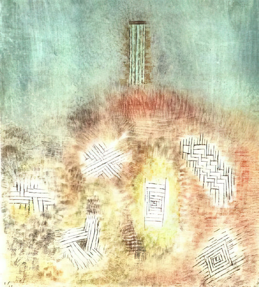Paul Klee Art for Sale: A Collector's Guide to Acquiring Museum-Quality Prints - THE COLUMN 1926 by Paul Klee