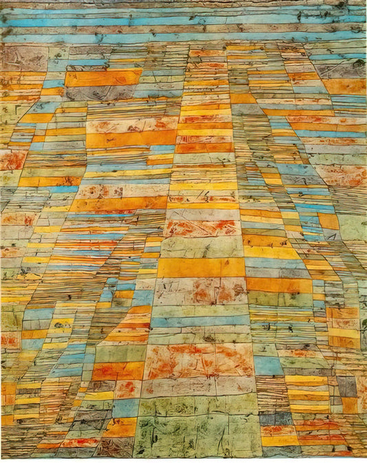 Paul Klee Canvas Prints: A Collector's Guide to Modernist Masterpieces - HIGHWAY AND BYWAYS 1929 by Paul Klee