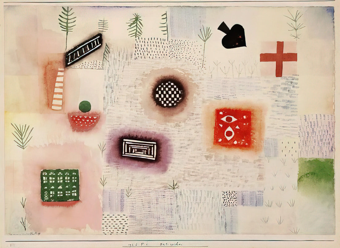 Paul Klee Limited Edition Prints: A Collector's Guide to Authenticity and Value - PLACE SIGNS 1926 by Paul Klee